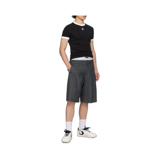 Marine Serre Logo Embroidered T-Shirt