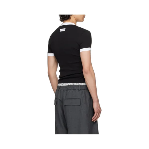 Marine Serre Logo Embroidered T-Shirt