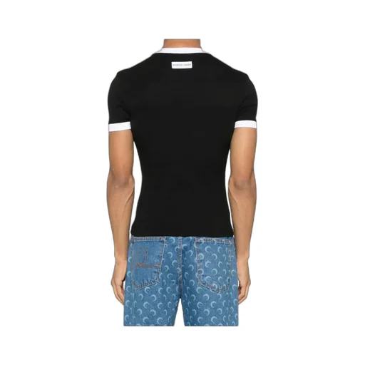 Marine Serre Logo Embroidered T-Shirt