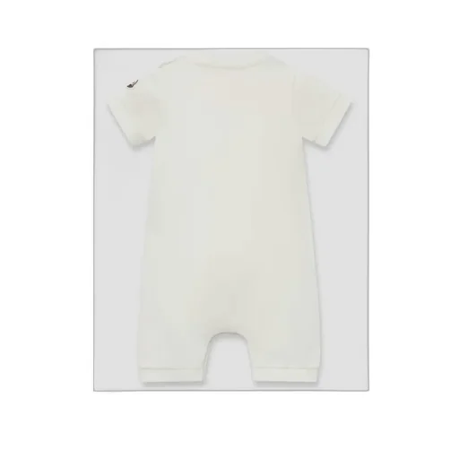 Whale Motif Cotton Romper