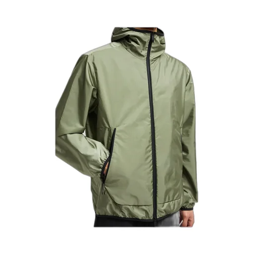 Moncler Granier Logo Patch Zip-Up Jacket