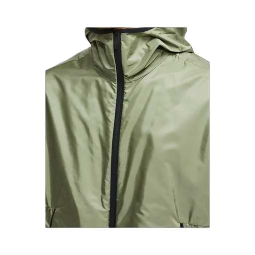 Moncler Granier Logo Patch Zip-Up Jacket