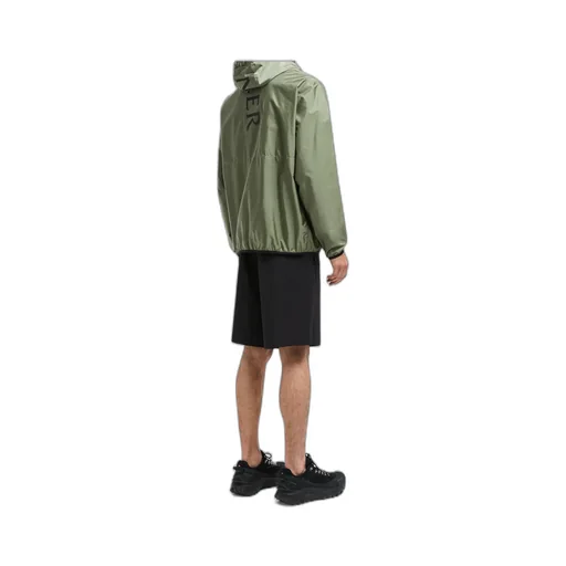 Moncler Granier Logo Patch Zip-Up Jacket