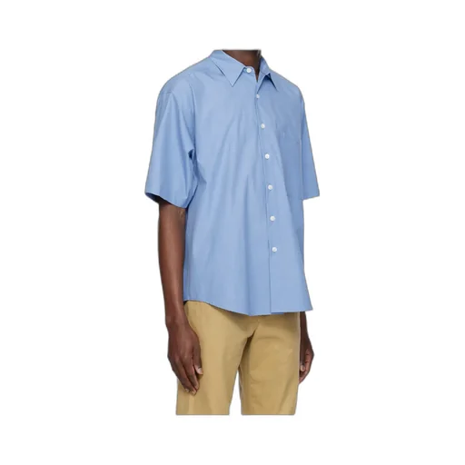 Short-Sleeve Cotton Shirt