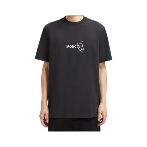 Moncler X Frgmt Cartoon Logo Cotton T-Shirt