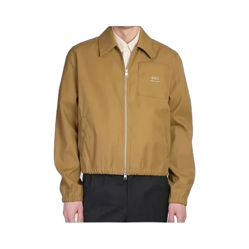 Ami Paris Long-Sleeved Zipped Jacket