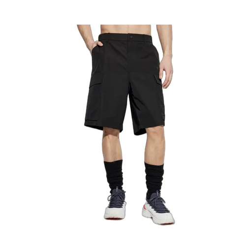 Moncler Logo Patch Cargo Shorts