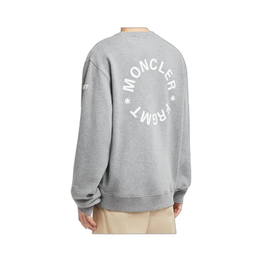 Moncler X Frgmt Maxi Logo Cotton Sweatshirt