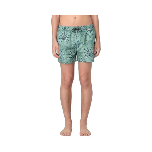 Palm Tree-Print Swim Shorts