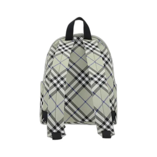 Burberry Ekd Motif Checked Backpack