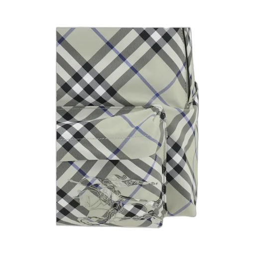 Burberry Ekd Motif Checked Backpack