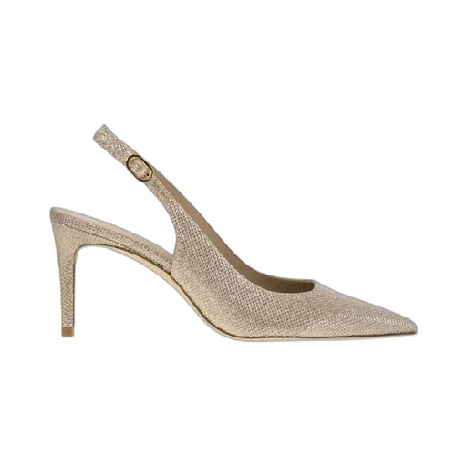Pointed Hallow-Heeled Sandals