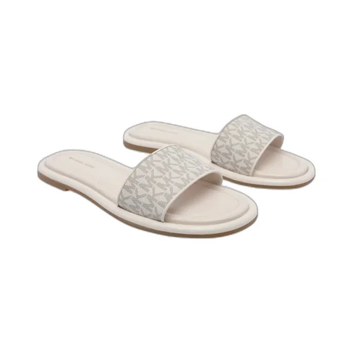 Michael Michael Kors Dana Monogram Embossed Slides