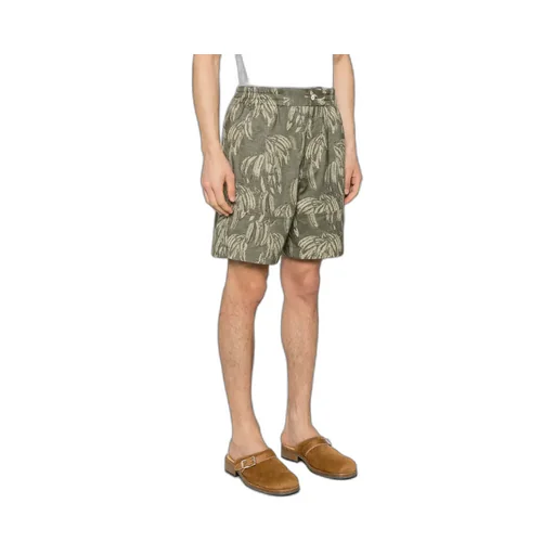 Jacquemus The Aloe Banana Jacquard Shorts