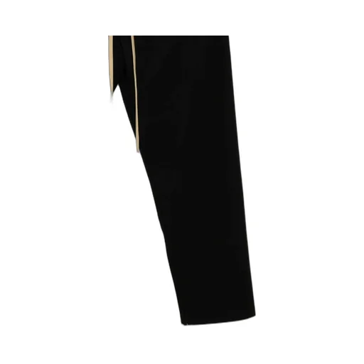Drawstring Straight-Leg Trousers
