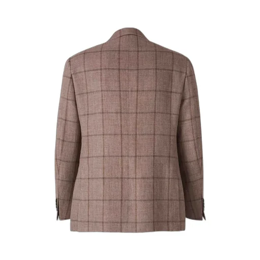 Textured Check Pattern Jacket
