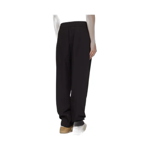 Drawstring Straight-Leg Trousers