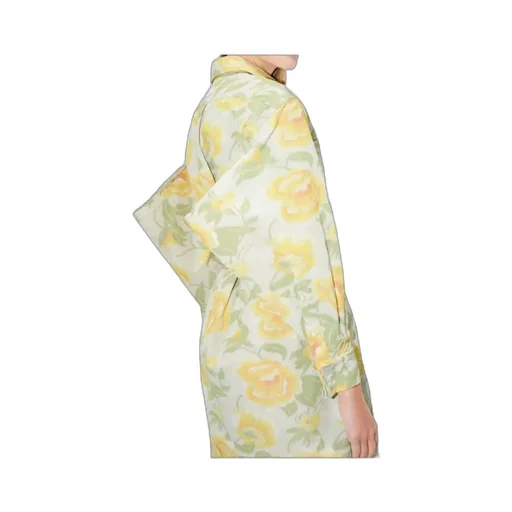 Kenzo Peonies' Kimono Sleeved Shirt Dress