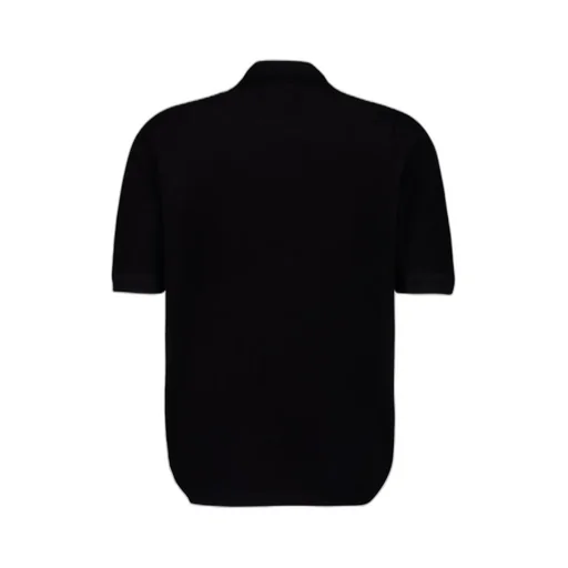 Stone Island Short-Sleeved Knitted Polo Shirt