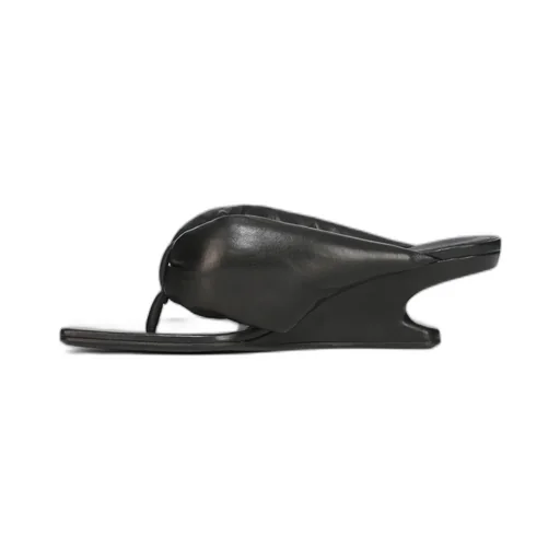 Rick Owens Square-Toe Thong Sandals