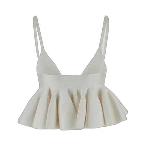 AlaÏA Godet Knitted Bra Top