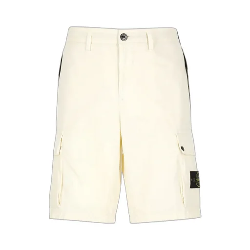 Stone Island Compass Patch Bermuda Shorts