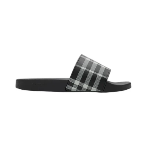 Burberry Checked Slip-On Slides