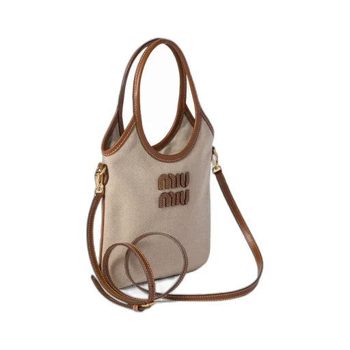 Ivy Canvas And Leather Bag