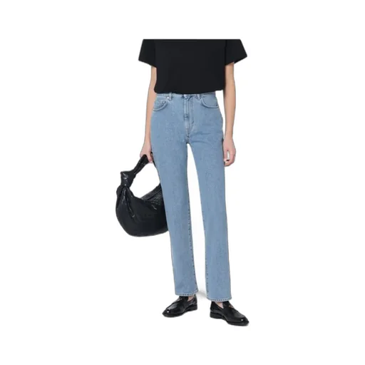 Loulou Studio Organic Denim Straight-Leg Jeans