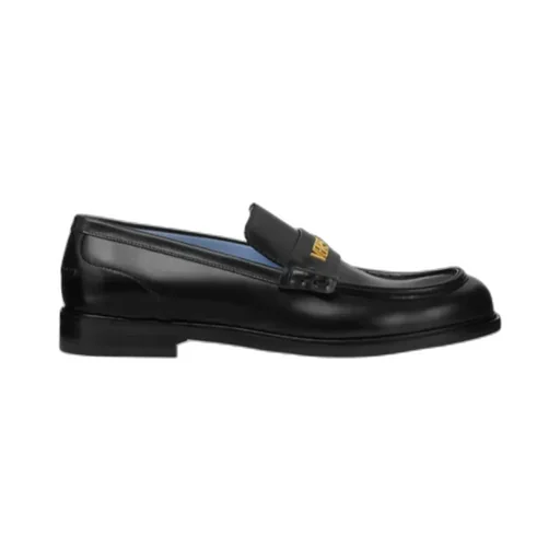 Versace Round-Toe Slip-On Loafers
