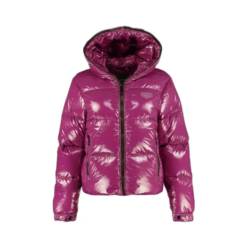 Zippered Quilted Down Jacket