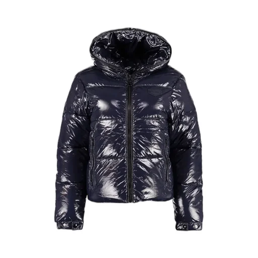Zippered Quilted Down Jacket