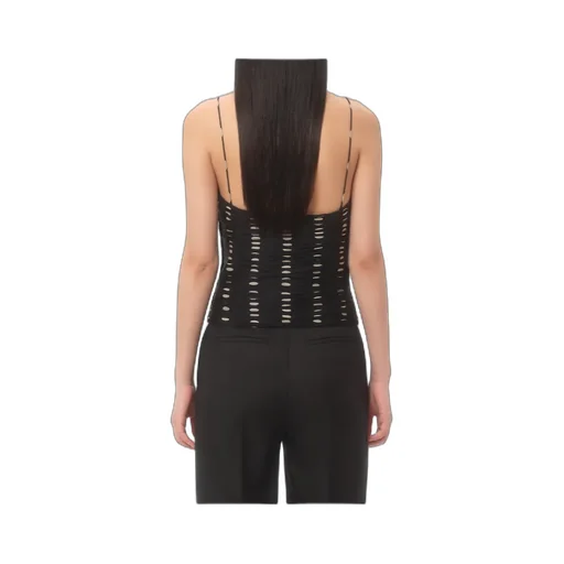 Valentino Dot Printed Sleeveless Top