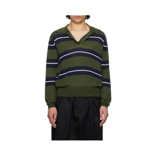Ami Tonal Striped Polo