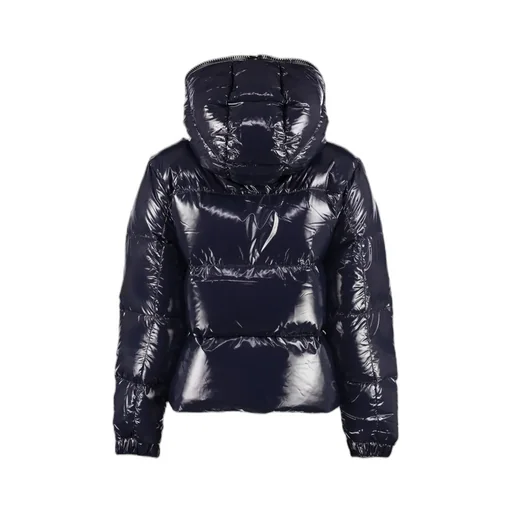Zippered Quilted Down Jacket