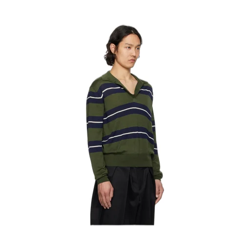 Ami Tonal Striped Polo