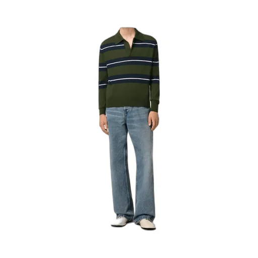 Ami Tonal Striped Polo