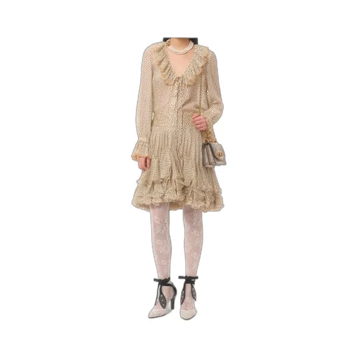 Plusdepois-Print Georgette Shirt
