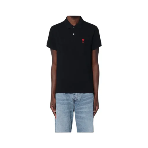 Ami De Coeur Black Polo Shirt