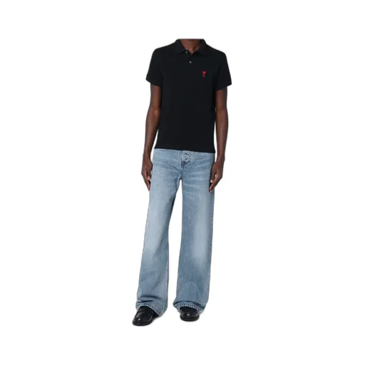 Ami De Coeur Black Polo Shirt