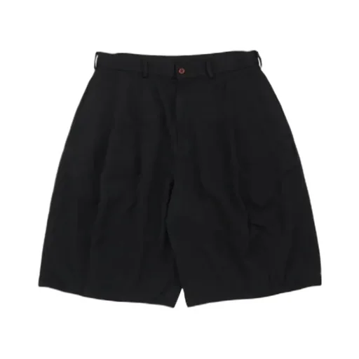 Black Comme Des GarÇOns Wide Leg Shorts