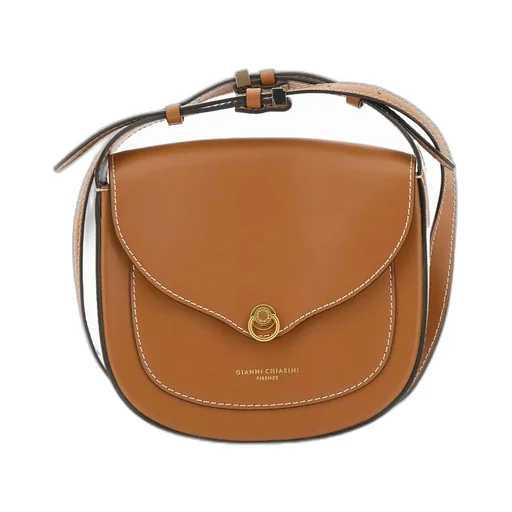 Gianni Chiarini Isa Logo Embossed Shoulder Bag