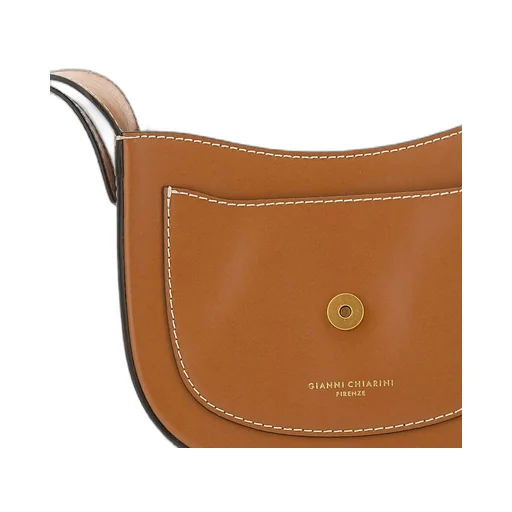 Gianni Chiarini Isa Logo Embossed Shoulder Bag