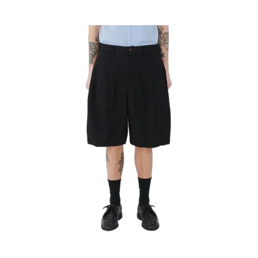 Black Comme Des GarÇOns Wide Leg Shorts