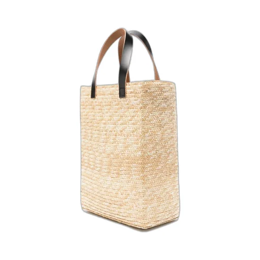 Pili And Bianca Straw Tote Bag