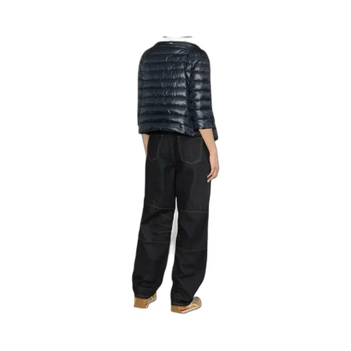 Herno Collarless Quilted Jacket