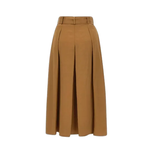 Pleated Midi Skirt