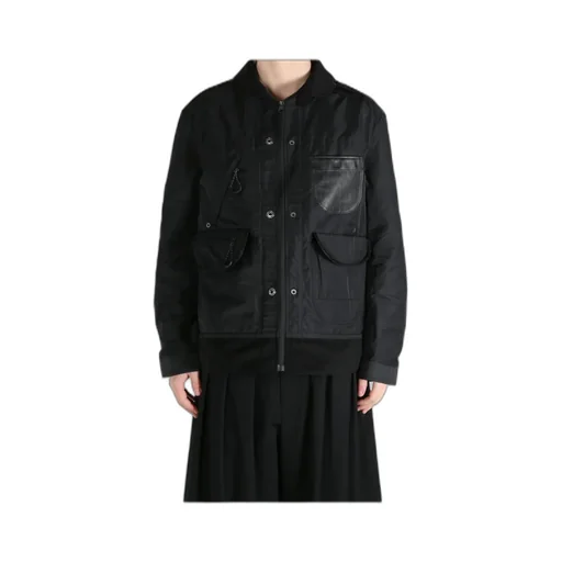 Junya Watanabe Oakley Zipped Laminated Jacket
