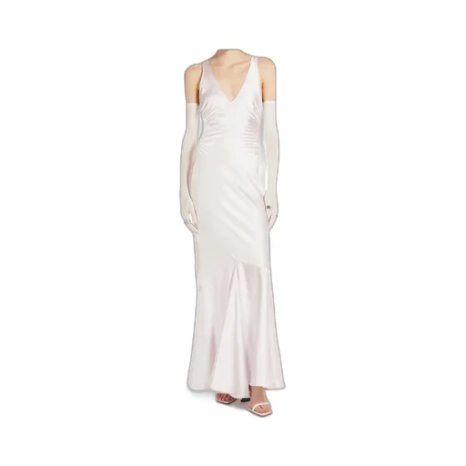 Long Satin Dress