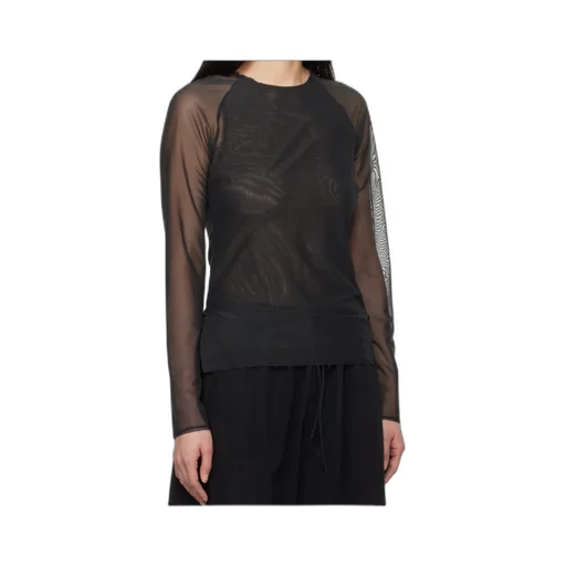 Y-3 Long-Sleeved Mesh Top